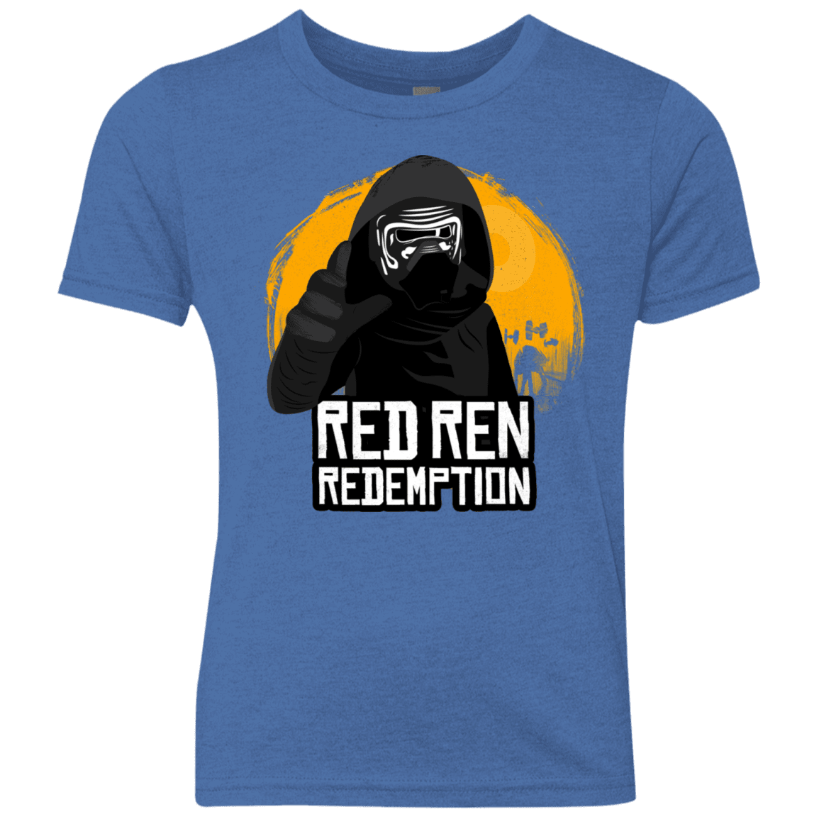 T-Shirts Vintage Royal / YXS Red Ren Youth Triblend T-Shirt