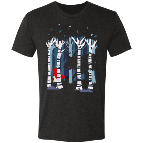 T-Shirts Vintage Black / S Red Riding Hood Men's Triblend T-Shirt