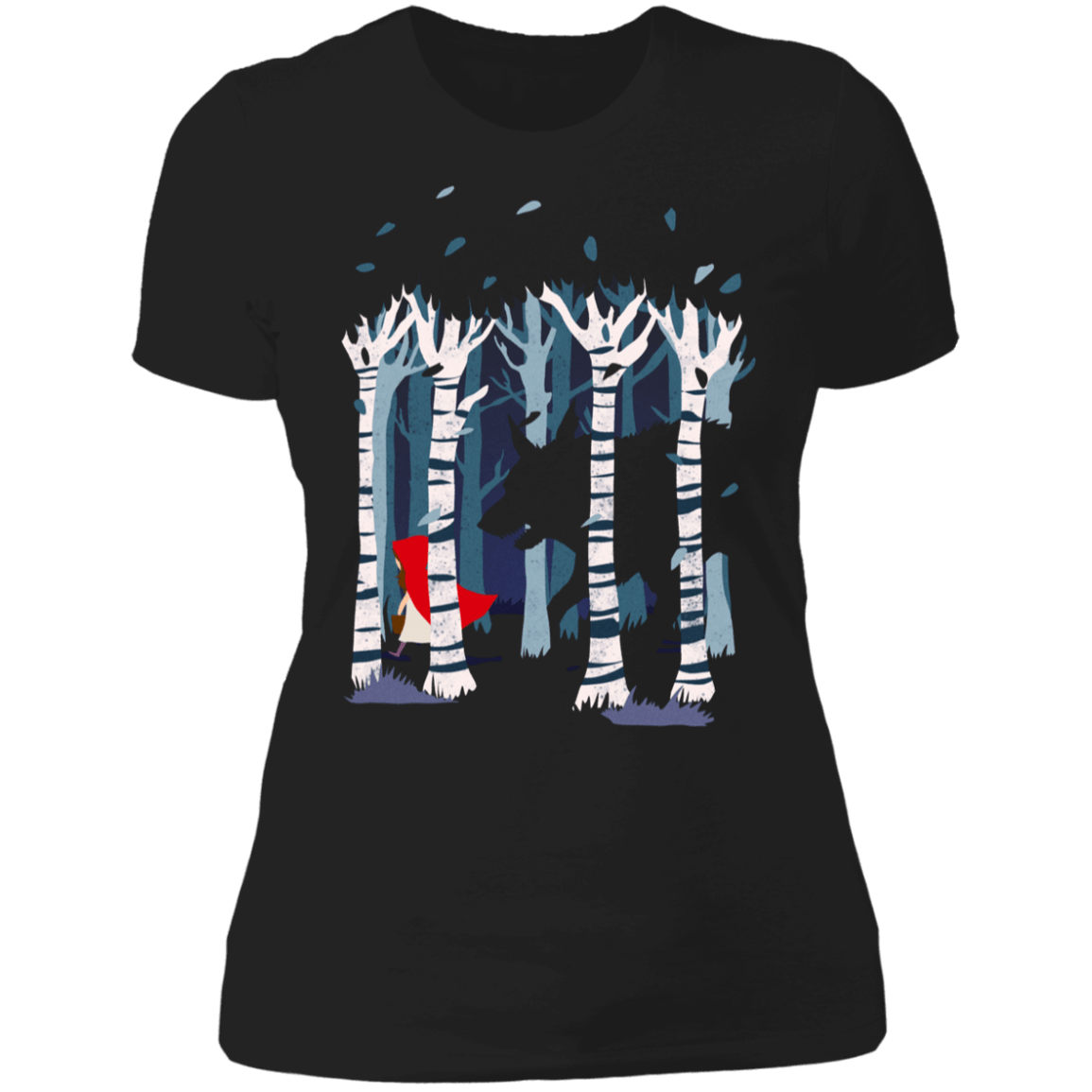 T-Shirts Black / X-Small Red Riding Hood Women's Premium T-Shirt