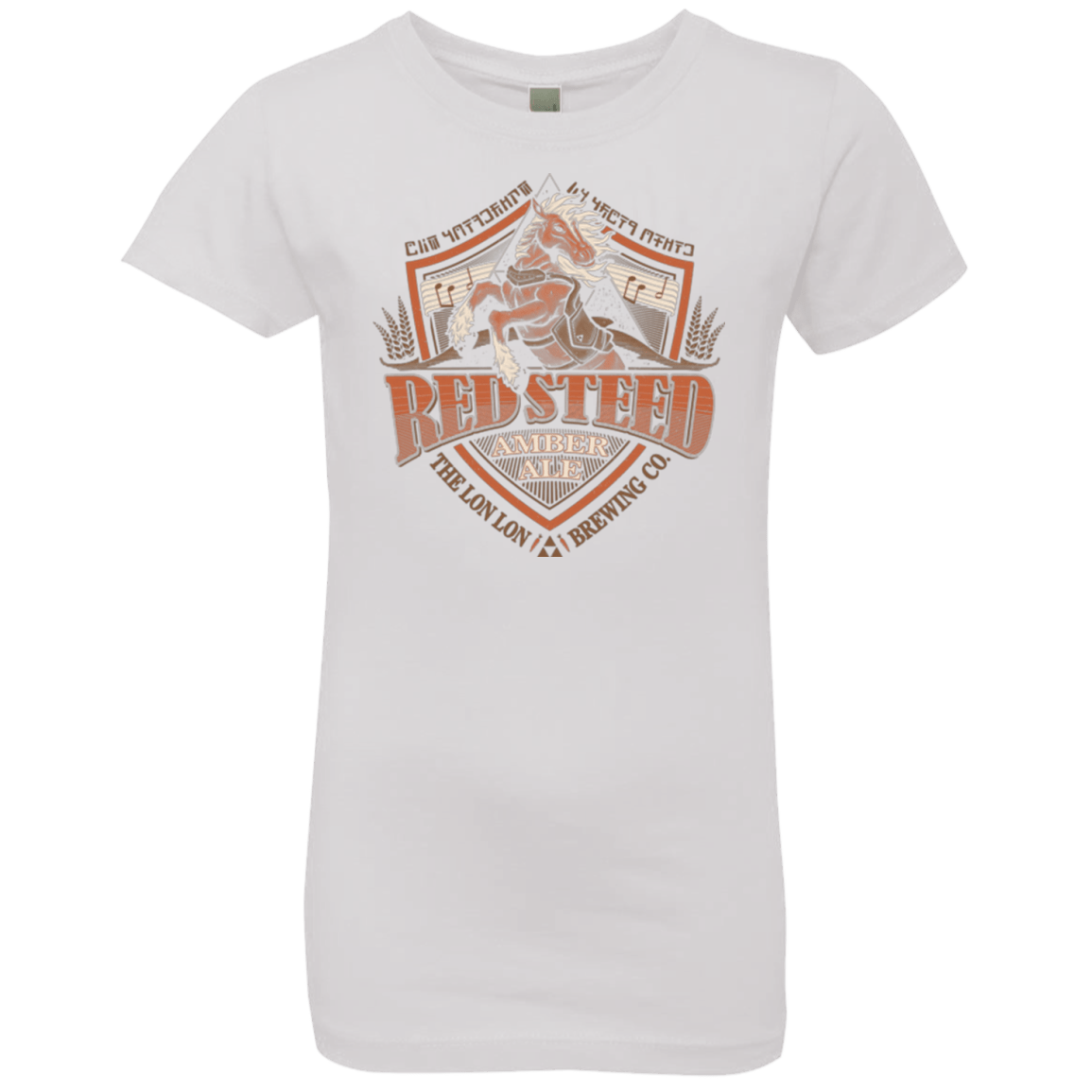 T-Shirts White / YXS Red Steed Amber Ale Girls Premium T-Shirt