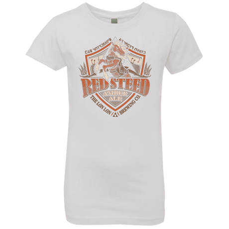 T-Shirts White / YXS Red Steed Amber Ale Girls Premium T-Shirt