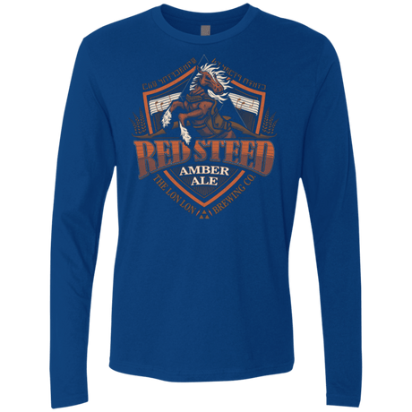 T-Shirts Royal / Small Red Steed Amber Ale Men's Premium Long Sleeve