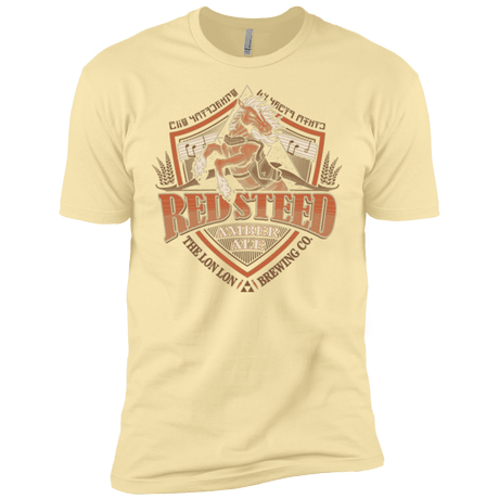 T-Shirts Banana Cream / X-Small Red Steed Amber Ale Men's Premium T-Shirt