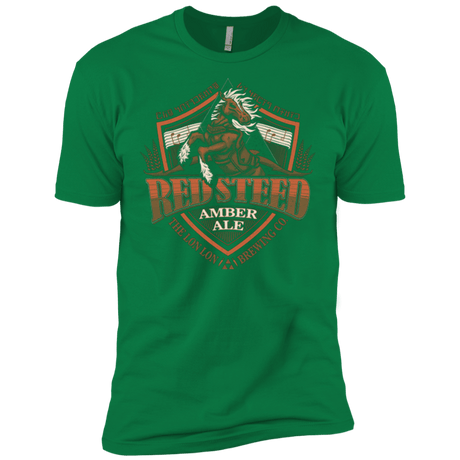 T-Shirts Kelly Green / X-Small Red Steed Amber Ale Men's Premium T-Shirt