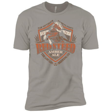 T-Shirts Light Grey / X-Small Red Steed Amber Ale Men's Premium T-Shirt