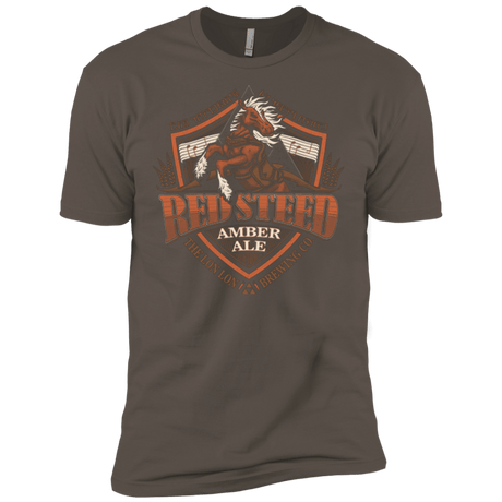 T-Shirts Warm Grey / X-Small Red Steed Amber Ale Men's Premium T-Shirt