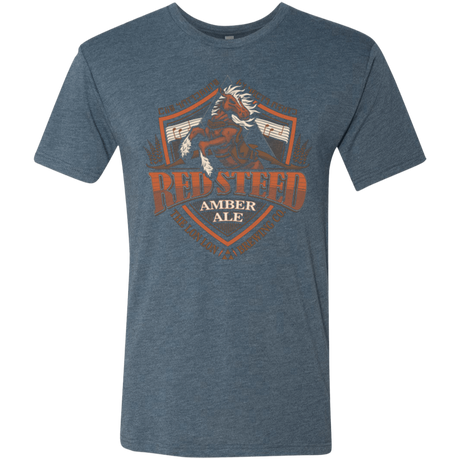 T-Shirts Indigo / Small Red Steed Amber Ale Men's Triblend T-Shirt