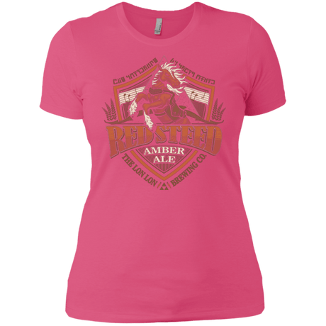 T-Shirts Hot Pink / X-Small Red Steed Amber Ale Women's Premium T-Shirt