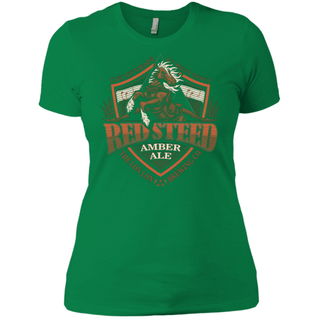 T-Shirts Kelly Green / X-Small Red Steed Amber Ale Women's Premium T-Shirt