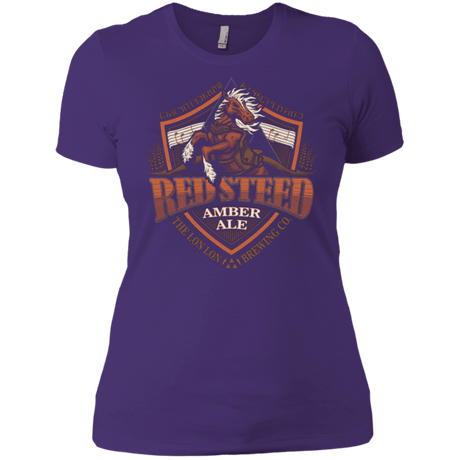 T-Shirts Purple / X-Small Red Steed Amber Ale Women's Premium T-Shirt