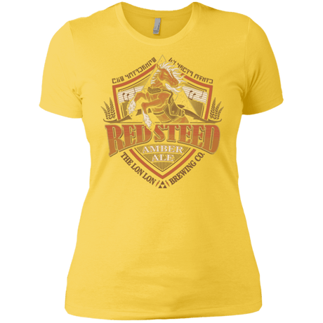 T-Shirts Vibrant Yellow / X-Small Red Steed Amber Ale Women's Premium T-Shirt