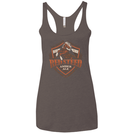 T-Shirts Macchiato / X-Small Red Steed Amber Ale Women's Triblend Racerback Tank