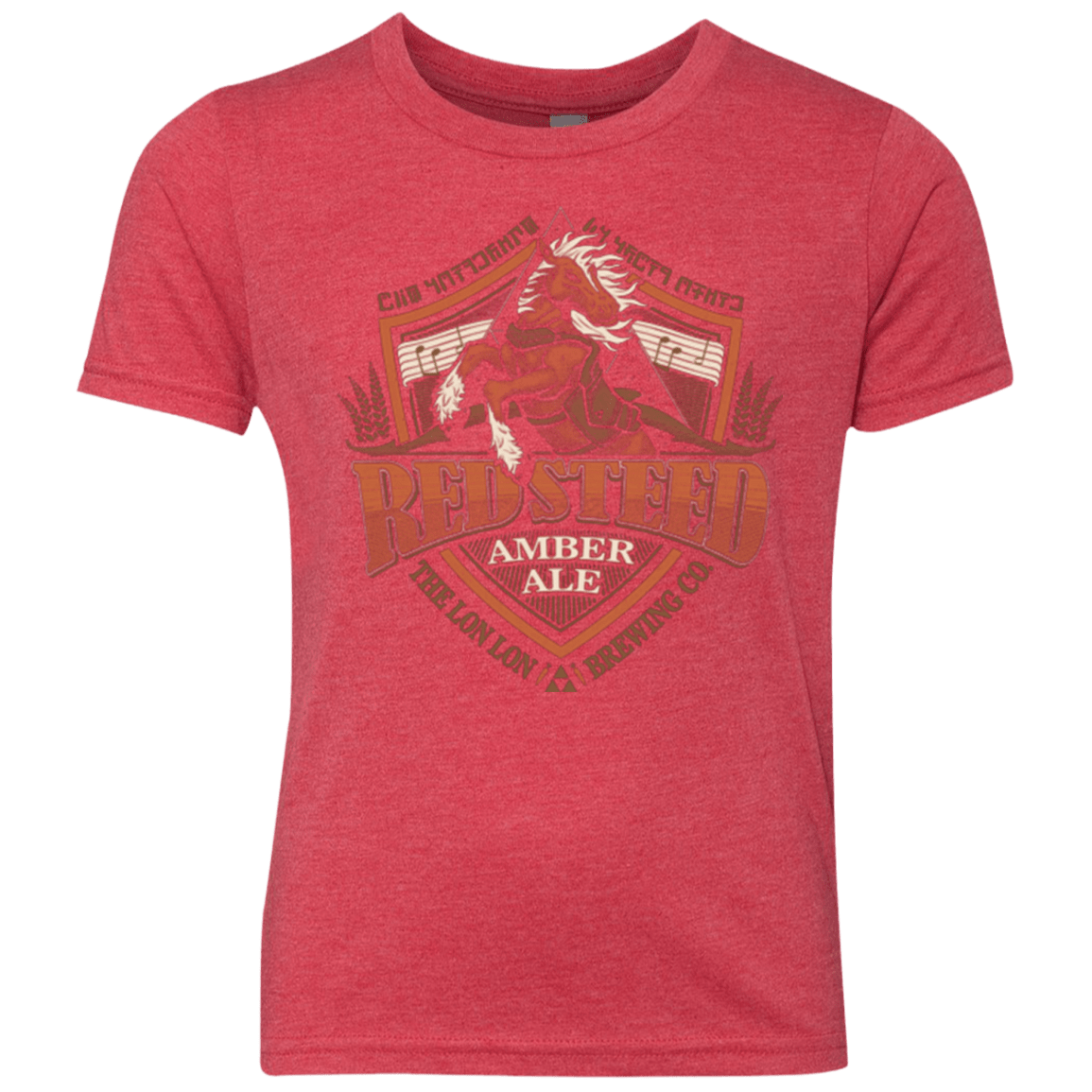 T-Shirts Vintage Red / YXS Red Steed Amber Ale Youth Triblend T-Shirt