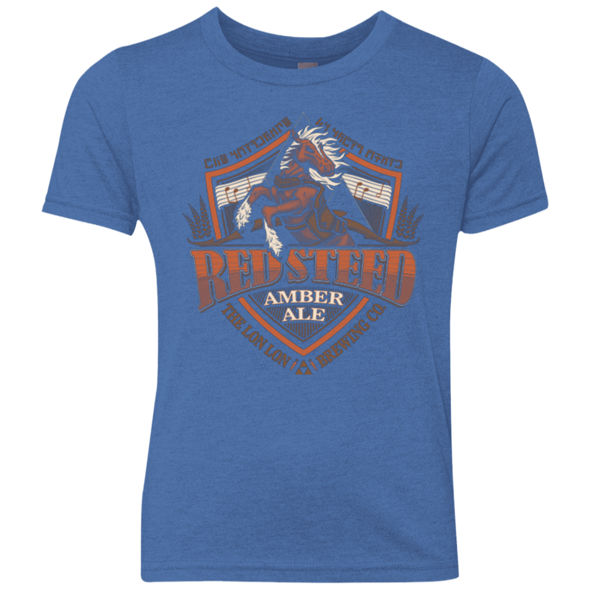 T-Shirts Vintage Royal / YXS Red Steed Amber Ale Youth Triblend T-Shirt