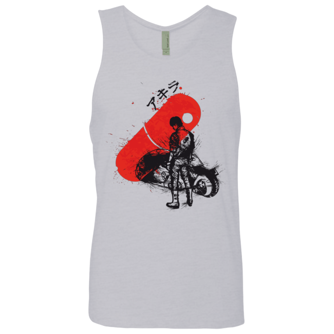 T-Shirts Heather Grey / Small RED SUN AKIRA Men's Premium Tank Top