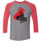 T-Shirts Premium Heather/ Vintage Red / X-Small RED SUN AKIRA Men's Triblend 3/4 Sleeve