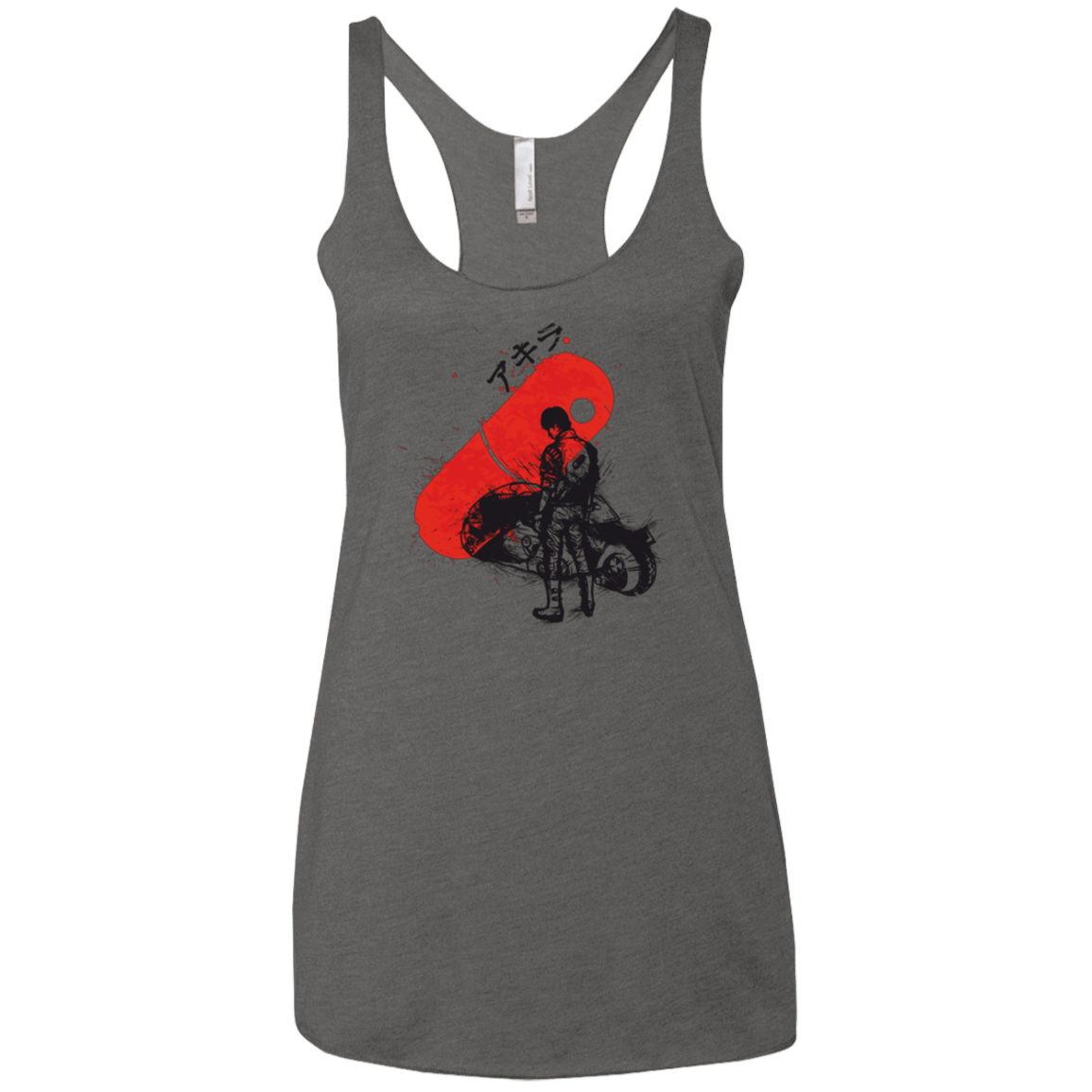 T-Shirts Premium Heather / X-Small RED SUN AKIRA Women's Triblend Racerback Tank