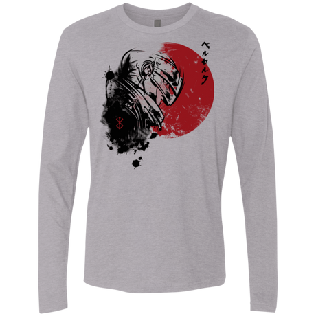 T-Shirts Heather Grey / Small Red Sun Guts Men's Premium Long Sleeve
