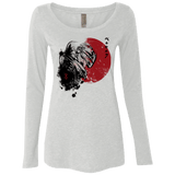 T-Shirts Heather White / Small Red Sun Guts Women's Triblend Long Sleeve Shirt