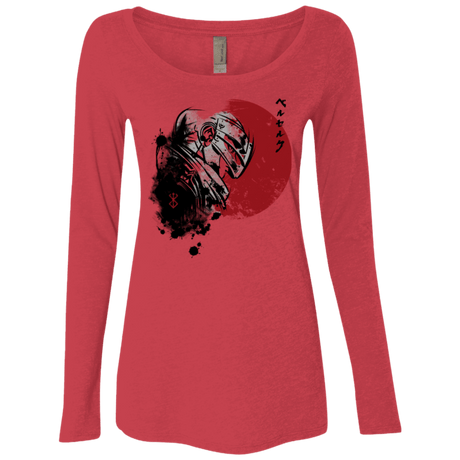 T-Shirts Vintage Red / Small Red Sun Guts Women's Triblend Long Sleeve Shirt