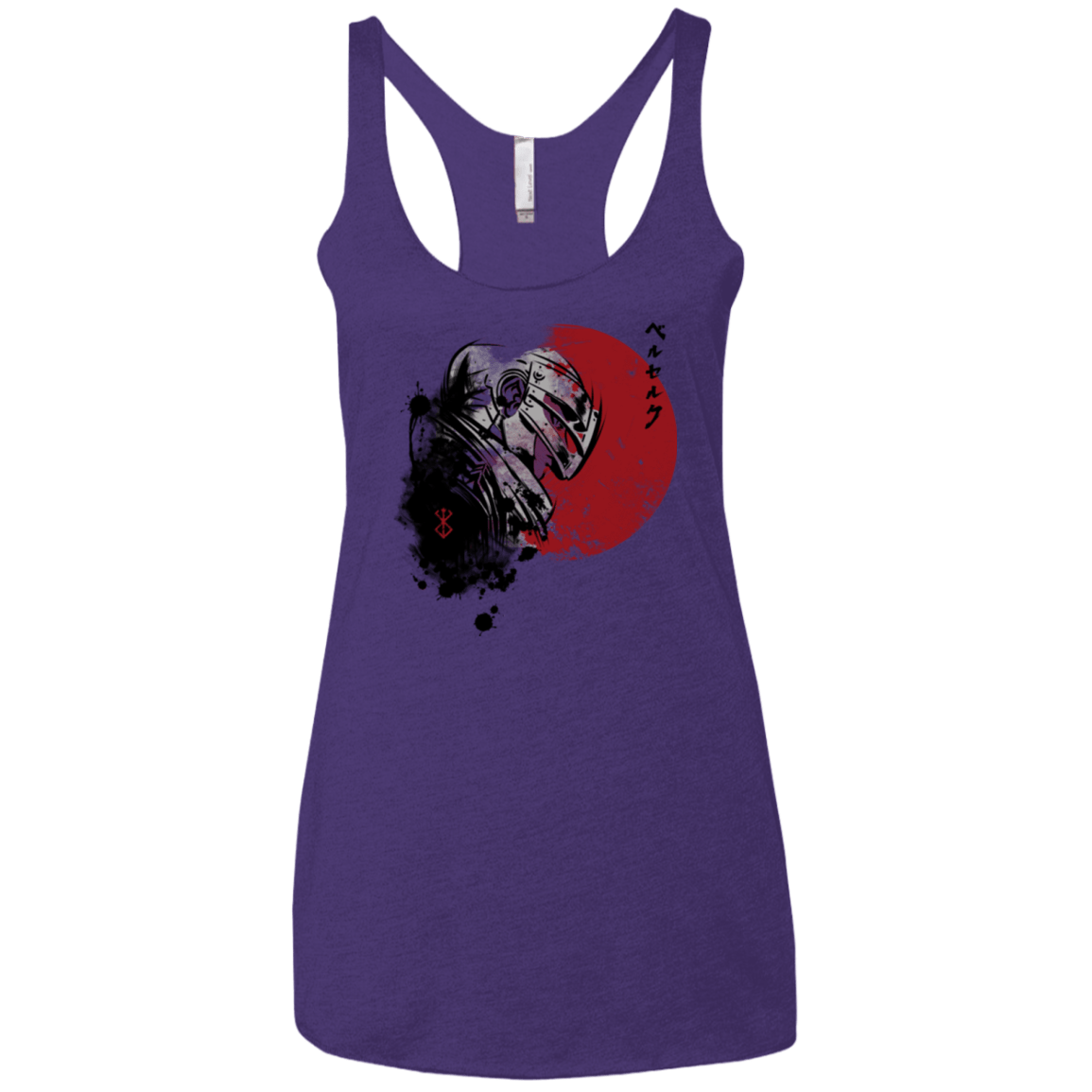 T-Shirts Purple / X-Small Red Sun Guts Women's Triblend Racerback Tank