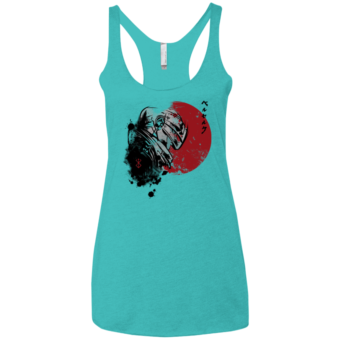 T-Shirts Tahiti Blue / X-Small Red Sun Guts Women's Triblend Racerback Tank