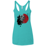 T-Shirts Tahiti Blue / X-Small Red Sun Guts Women's Triblend Racerback Tank