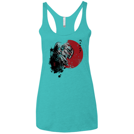 T-Shirts Tahiti Blue / X-Small Red Sun Guts Women's Triblend Racerback Tank