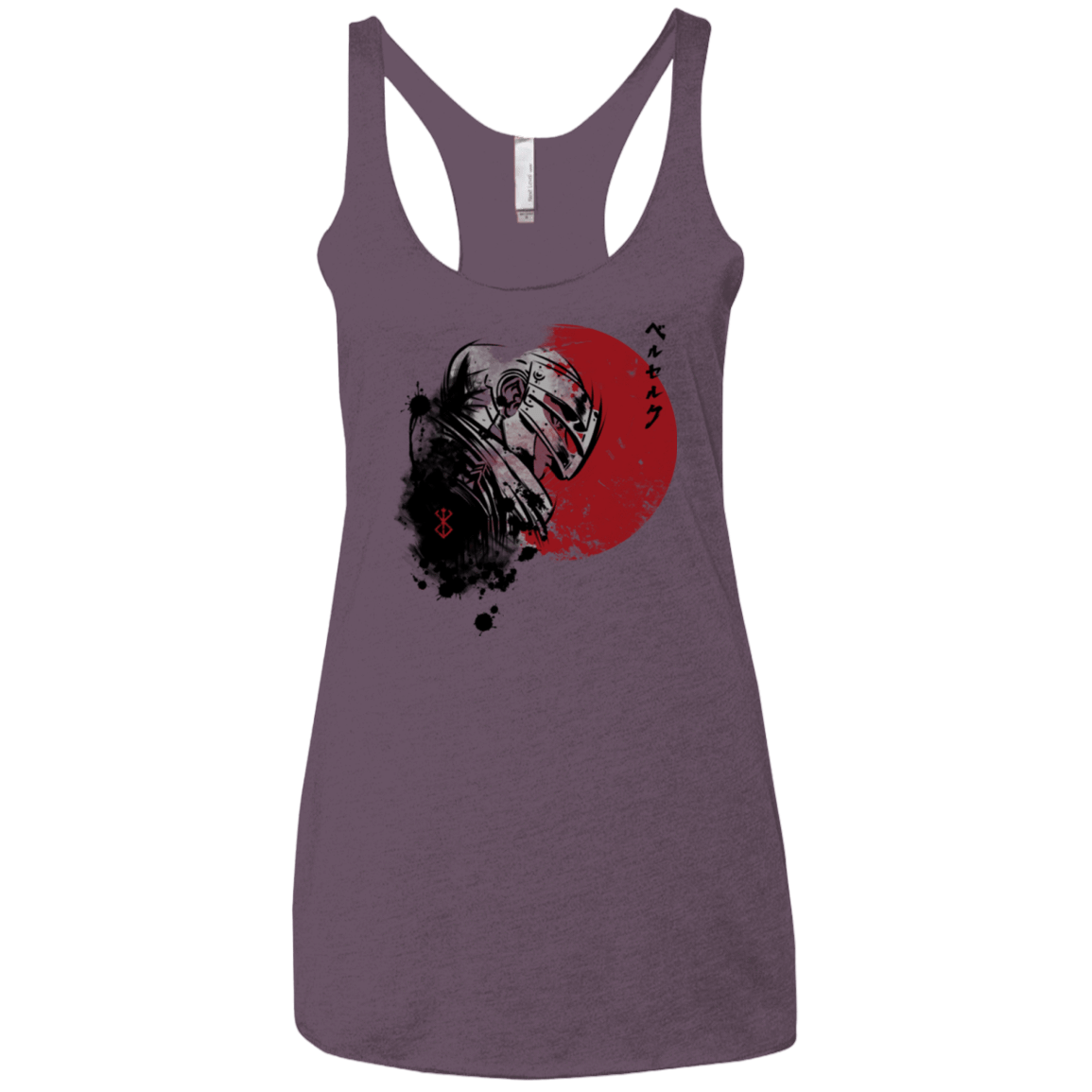 T-Shirts Vintage Purple / X-Small Red Sun Guts Women's Triblend Racerback Tank