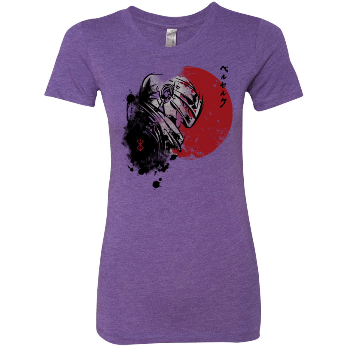 T-Shirts Purple Rush / Small Red Sun Guts Women's Triblend T-Shirt
