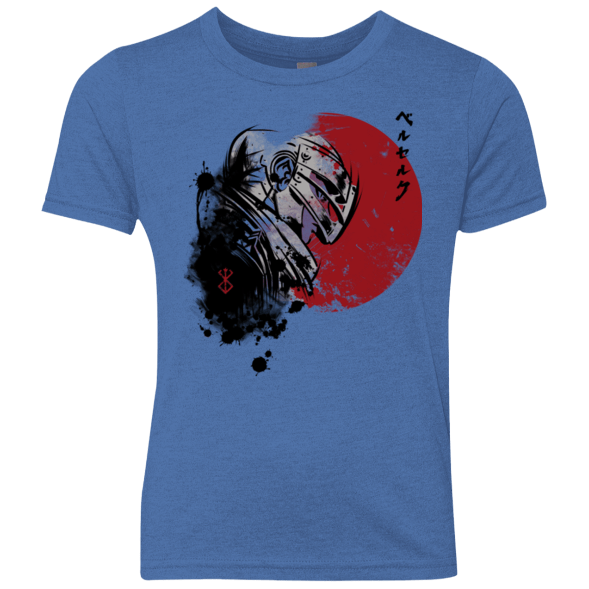 T-Shirts Vintage Royal / YXS Red Sun Guts Youth Triblend T-Shirt