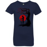 T-Shirts Midnight Navy / YXS Red Sun in Zanarkand Girls Premium T-Shirt