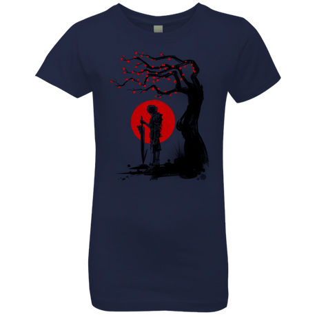 T-Shirts Midnight Navy / YXS Red Sun in Zanarkand Girls Premium T-Shirt