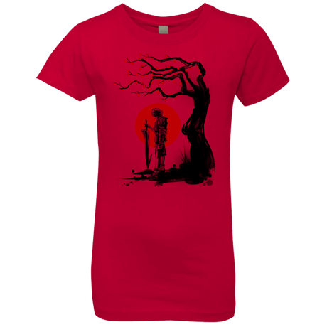 T-Shirts Red / YXS Red Sun in Zanarkand Girls Premium T-Shirt