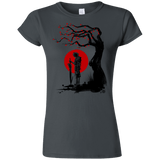 T-Shirts Charcoal / S Red Sun in Zanarkand Junior Slimmer-Fit T-Shirt