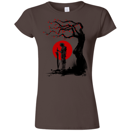 T-Shirts Dark Chocolate / S Red Sun in Zanarkand Junior Slimmer-Fit T-Shirt