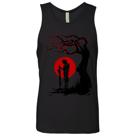 T-Shirts Black / S Red Sun in Zanarkand Men's Premium Tank Top