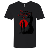 T-Shirts Black / X-Small Red Sun in Zanarkand Men's Premium V-Neck