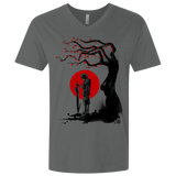 T-Shirts Heavy Metal / X-Small Red Sun in Zanarkand Men's Premium V-Neck