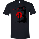 T-Shirts Black / X-Small Red Sun in Zanarkand Men's Semi-Fitted Softstyle