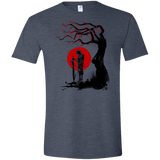 T-Shirts Heather Navy / S Red Sun in Zanarkand Men's Semi-Fitted Softstyle