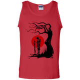T-Shirts Red / S Red Sun in Zanarkand Men's Tank Top