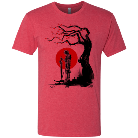 T-Shirts Vintage Red / S Red Sun in Zanarkand Men's Triblend T-Shirt