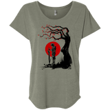 T-Shirts Venetian Grey / X-Small Red Sun in Zanarkand Triblend Dolman Sleeve