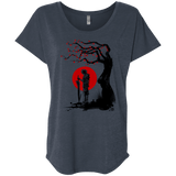 T-Shirts Vintage Navy / X-Small Red Sun in Zanarkand Triblend Dolman Sleeve