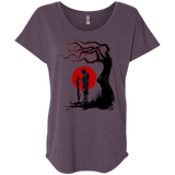 T-Shirts Vintage Purple / X-Small Red Sun in Zanarkand Triblend Dolman Sleeve