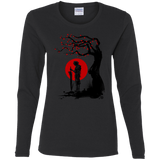 T-Shirts Black / S Red Sun in Zanarkand Women's Long Sleeve T-Shirt