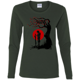 T-Shirts Forest / S Red Sun in Zanarkand Women's Long Sleeve T-Shirt