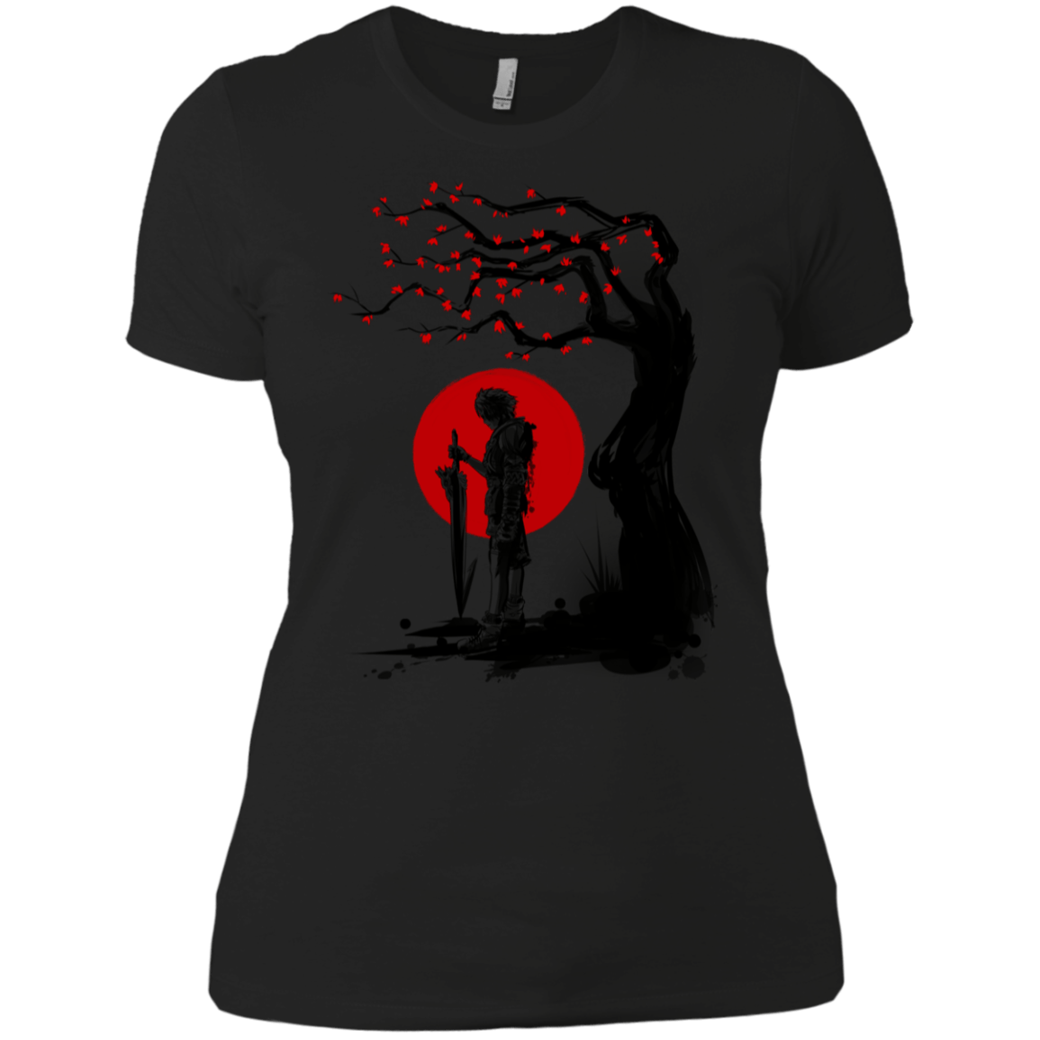 T-Shirts Black / X-Small Red Sun in Zanarkand Women's Premium T-Shirt