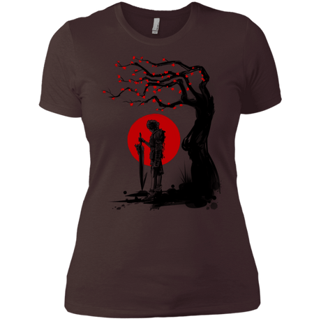 T-Shirts Dark Chocolate / X-Small Red Sun in Zanarkand Women's Premium T-Shirt